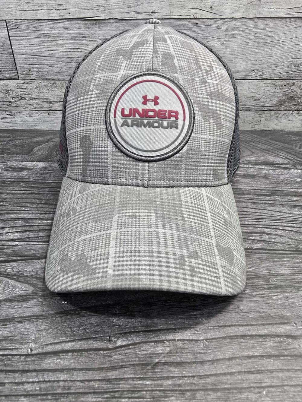 Under Armour Mens UA IsoChill Driver Golf Mesh Stretch Flex Fit Hat Size M/L
